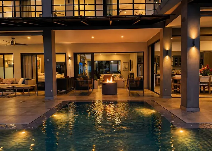 Luxury Beachfront Estate W Private Chef, Full Staffconcierge Amenities Villa GUANACASTE