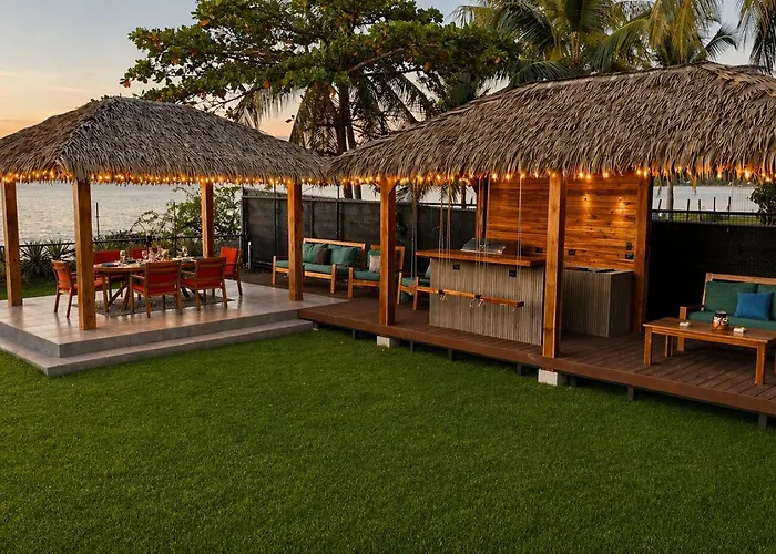 Villa Luxury Beachfront Estate W Private Chef, Full Staffconcierge Amenities