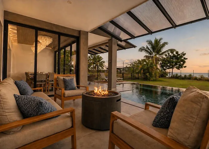 Luxury Beachfront Estate W Private Chef, Full Staffconcierge Amenities GUANACASTE