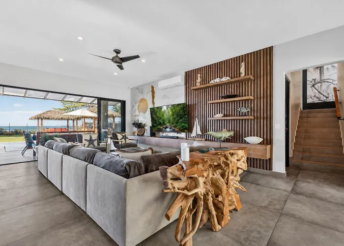 Villa Luxury Beachfront Estate W Private Chef, Full Staffconcierge Amenities GUANACASTE