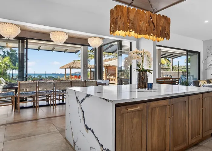 Villa Luxury Beachfront Estate W Private Chef, Full Staffconcierge Amenities