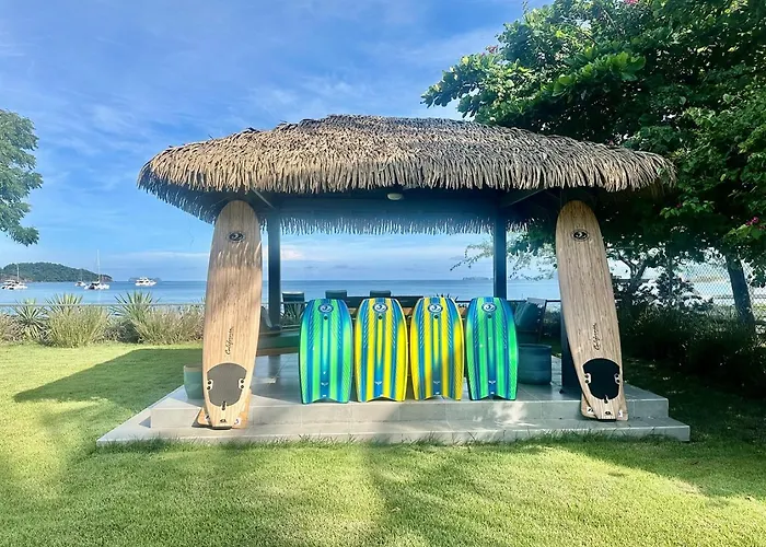 Villa Luxury Beachfront Estate W Private Chef, Full Staffconcierge Amenities